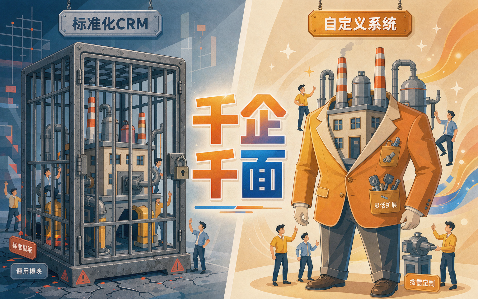 图6:千企千面对比图